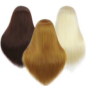 Best Quality Synthetic Fiber Hair Doll <strong>Styling</strong> <strong>Head</strong> Mannequin Cosmetology Braiding Training Manikin <strong>Head</strong> - Product Image 3