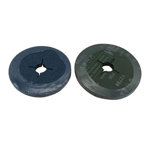 Hochwertige 4-Zoll (100mm*16mm) Aluminiumoxid-Fiberscheibe mit Kreuzbohrung und Schleifkorngrößen 120/60/80 und Härte 53-64HRC - Product Image 2