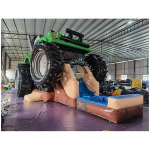 Structure gonflable <span class=keywords><strong>Monster</strong></span> Truck de haute qualité avec toboggan, combo personnalisé pour la location - Product Image 1