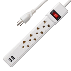 NEMA Power Strip Board 4 cửa hàng mở rộng ổ cắm với USB sạc - Product Image 2