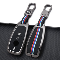 Étui de protection pour clé de voiture DM, sacoche pour clé Mercedes Benz Classe A C E S W221 W177 W205 W213, accessoires de coque de porte-clés de style automobile