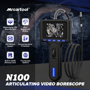 Cámara de inspección automotriz Mrcartool N100 con pantalla de 2.8 pulgadas, herramienta de inspección de video con foto y video, cámara de diagnóstico para vehículos - Product Image 1