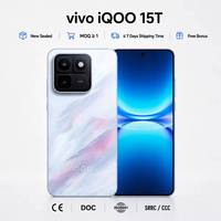 Vivo IQOO 15T 5G Original, Mobile Octa Core CDMA Dimensity 9500, Appareil Photo 200MP, Batterie Supérieure à 8000mAh, Écran AMOLED 2K 144Hz, 16Go 512Go