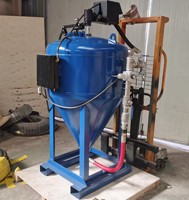 Machine de sablage humide sans poussière intégrée DB1500, unité tout-en-un pour la décapage de la rouille des coques de navires en mer