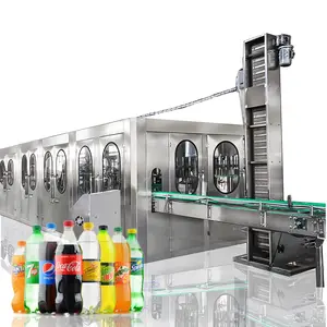 Planta de fabricación de refrescos carbonatados Máquina de llenado de mezcla de bebidas CO2