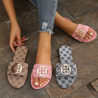 Chaussons ouverts pour femmes, vente en gros directe d'usine, tendance, légers, de créateur, pour la maison
