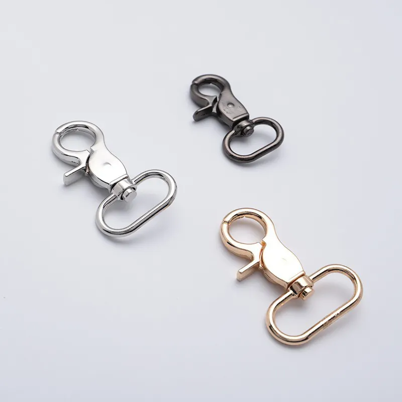 Factory In Stock Hardware Accessories Lobster Clasps Zinc Alloy Swivel Spring Snap Hooks