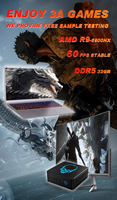Laptop Gaming Bisnis Baru OEM Keyboard Inggris, Promo Grosir AMD R9-6900H 16GB+512GB 16 Thread 15.6 Inch 36 RGB Backlight
