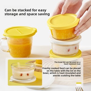 Xách Tay Dễ Dựng-Mở Kín Tươi Thủy Tinh Lưu Trữ Jar Mini Thực Phẩm Lưu Trữ Container Cho <span class=keywords><strong>Resturant</strong></span> Văn Phòng Nhà Bếp Sử Dụng - Product Image 3