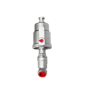 Vanne à siège angulaire pneumatique tout en acier inoxydable COVNA, connexion filetée, simple/double action - pour le contrôle de l'huile, de l'eau et du gaz - Product Image 1