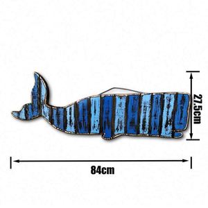 Casa de Madera con Forma de Ballena, Diseño Personalizado de Animal de Madera para Decoración de Pared - Product Image 2