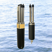 Capteur d'eau numérique multiparamètre 7-en-1 en ligne avec essuie-glace autonettoyant, étanche IP68, précision 0,1 pour la surveillance de l'eau (OEM)