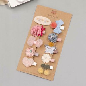 Nuevo Pasador de Pelo Meiqun Estilo Coreano con Diseño de Estrella de Dibujos Animados 8206, Clip Lateral con Lazo de Flor de Princesa, Dulce y Pequeño, Material de Acetato, 5x3.5cm, Para Fiesta - Product Image 4