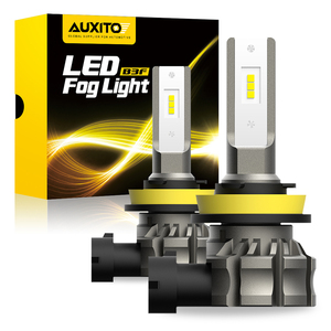 AUXITO H11/H8/H16 LED Fog Light 6500k White 200% Brightness <b>Replacement</b> for Cars Play and <b>Plug</b> (Pack of 2) - Product Image 4