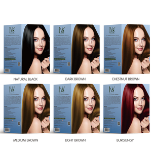 No PPD No ammoniaca 100% grigio copertura marrone <span class=keywords><strong>scuro</strong></span> naturale shampoo per capelli <span class=keywords><strong>a</strong></span> rapida morte 3 in 1 in tintura per capelli - Product Image 3