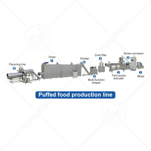 ORME Machine de fabrication automatique de boulettes de céréales, de maïs et de fromage Ligne de production d'extrudeuse flexible pour snacks alimentaires - Product Image 2