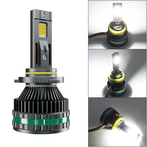 Nuevo Producto 2024 K18 240W <span class=keywords><strong>Faro</strong></span> Delantero LED para Automóvil 2 Focos LED de Cobre de Alto Brillo H7 H11 H4 Lámpara Delantera Luces LED de 12v para Vehículo - Product Image 2