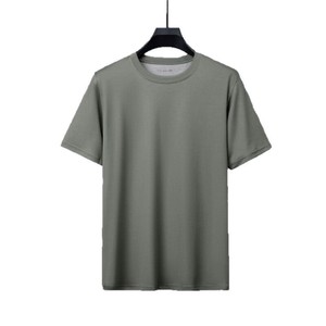 T-shirt à manches courtes à séchage rapide, unisexe, adulte, couleur unie, évacuation de l'humidité, vêtements de sport pour la course à pied et la salle de sport - Product Image 1