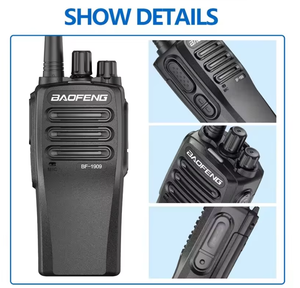 Walkie Talkie Baofeng BF-1909 UHF đài phát thanh Thông tin liên lạc 400-470MHz <span class=keywords><strong>CB</strong></span> đài phát thanh Baofeng 1909 <span class=keywords><strong>2</strong></span> <span class=keywords><strong>way</strong></span> đài phát thanh tầm xa - Product Image 4