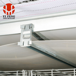 กรงไก่อัตโนมัติแบบ H ระบบแบตเตอรี่4ชั้นอายุการใช้งานยาวนานประหยัดพื้นที่และค่าแรงสำหรับฟาร์มสัตว์ปีก - Product Image 6