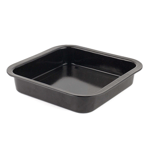 Plateau de cuisine en céramique émaillé, pour viande, cookies, <span class=keywords><strong>pain</strong></span>, chocolat, pizza, sushi, service de collation, plateau en acier métallique avec poêle à goutte - Product Image 6