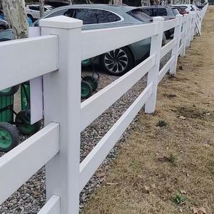 Valla de caballo de PVC con protección UV 100% de alta calidad, tablero de barandilla ecuestre de Metal duradero, pedido mínimo de 1kg - Product Image 6