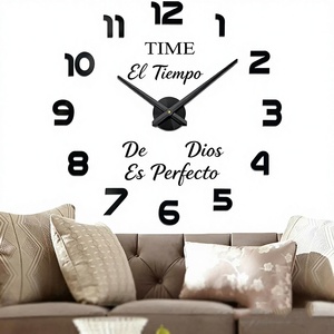 Reloj de <span class=keywords><strong>Pared</strong></span> Acrílico Grande, DIY 3D, Creativo, Moderno, Adhesivos Decorativos <span class=keywords><strong>para</strong></span> <span class=keywords><strong>Pared</strong></span> de Sala de Estar - Product Image 1