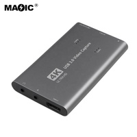 Boîtier d'enregistrement et jeux vidéo en Streaming, hmdi 4k/Hd, 3.0 p, carte d'acquisition pour jeux vidéo en direct, Audio et vidéo, 3.0