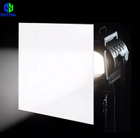 Fournisseur GY de feuilles de plastique PET résistantes, film de diffusion de lumière pour éclairage LED avec film diffuseur de lumière LED découpé sur mesure