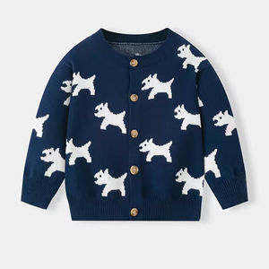 Suéter de Punto de Algodón Orgánico para Bebé, Diseño de Boutique Austinbella, Camisa para Bebé Niño, Chaqueta para Niño Pequeño - Product Image 1