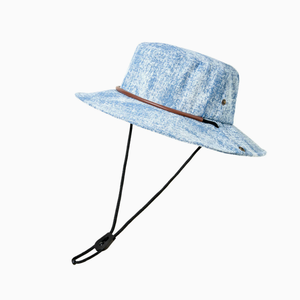 Chapeau Bob en Jean Délavé Style Vintage pour Hommes et Femmes – Protection Solaire Estivale pour Randonnée, Camping et Pêche - Product Image 4