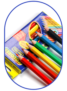 Conjunto de Lápis de Cor HB de 3,5 Polegadas, Mini Kit de Pintura, 6 Cores, Presente de Desenho Artístico para Estudantes e Crianças, Materiais Escolares - Product Image 2