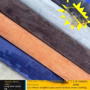 <span class=keywords><strong>Tissu</strong></span> élastique quatre côtés en daim <span class=keywords><strong>pour</strong></span> décoration intérieure <span class=keywords><strong>de</strong></span> <span class=keywords><strong>voiture</strong></span>, panneau <span class=keywords><strong>de</strong></span> porte, plafond, accessoires en velours <span class=keywords><strong>de</strong></span> daim 50cm*160cm - Product Image 2