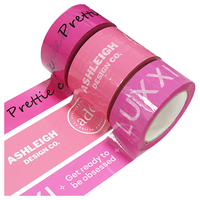 Autocollant adhésif personnalisé en BOPP acrylique, imperméable, adhésif simple face, pour masquage, commande minimum 20 pièces, ruban plastique personnalisé