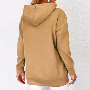 All'ingrosso comoda <span class=keywords><strong>felpa</strong></span> <span class=keywords><strong>con</strong></span> cappuccio da donna <span class=keywords><strong>con</strong></span> orsacchiotto di colore bloccato stile Vintage per l'inverno - Product Image 3