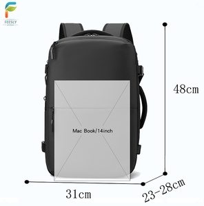 Sac pour ordinateur portable d'affaires, grande capacité, antivol, sac de compression sous vide, imperméable, sac de voyage de loisirs en plein air - Product Image 1