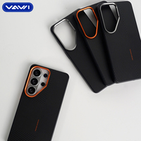 Étui de téléphone magnétique VAWI B378 de haute qualité en PC, compatible avec Mondrian, pour Samsung S26 Ultra Plus et iPhone, coque de téléphone antichoc
