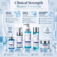Soin éclaircissant au collagène OEM : Tonique, Sérum et Crème – Kit de soin à la protéine de cuivre bleu GHK-Cu 8 GHK-Cu