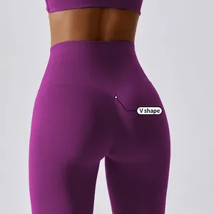 High Waisted Soft Fitness Tight Workout Sports Gym Leggings Butt Lifting Yoga Pants Woman Gym Hips Butt Lifting Yoga Legging