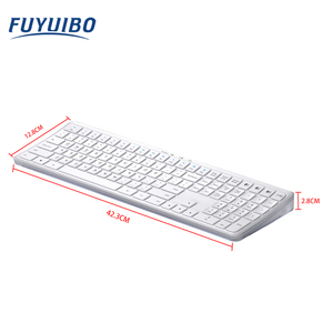 คีย์บอร์ดสำนักงานแบบขายส่ง คีย์บอร์ดบลูทูธ Teclado Tastatur Clavier Tastiera คีย์บอร์ดไร้สายแบบหลายอุปกรณ์ รองรับการเชื่อมต่อสองโหมด สำหรับแล็ปท็อป - Product Image 5