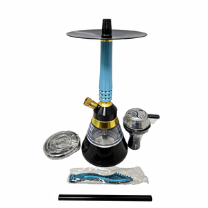 中国工場カスタムポータブルアルミ合金水タバコセット完全なチチャ喫煙アクセサリーミラーテクニック卸売カスタム - Product Image 3