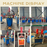 Machine à rainurer hydraulique à station unique Machine de découpe d'angle Machine de découpe d'angle de fenêtre