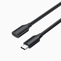Câble d'extension USB-C 3.2 mâle-femelle 10 Gbit/s 60 W PD 4K 60 Hz, cordon d'extension USB-C multifonction pour ordinateur portable, tablette, téléphone, disque dur