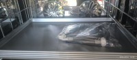 Oven Konveksi Digital Elektrik Otomatis Termostat Terprogram Lampu Indikator Dapat Disesuaikan Pengatur Waktu Pengukus Dua Warna untuk