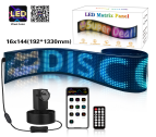 X-7SEVEN Nouvelle Panneau LED Programmable par Application Personnalisable pour Voiture, USB 5V, Affichage de Messages Défilants, Matrice Lumineuse pour Décoration de Magasin