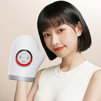 USB-Aufladbarer Beheizter Handmassager mit Lithium-Polymer-Akku (2000mAh), Luftkompression, Vibration und Timer für Handgelenk/Finger
