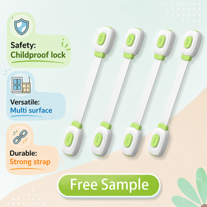 Serrure de sécurité pour bébé pour armoires, tiroirs, réfrigérateur, protection enfant multi-usages, serrure de sécurité flexible - Product Image 1