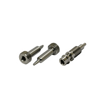 Agujas de Válvula de Acero Inoxidable Mecanizadas por CNC Personalizadas OEM, Núcleos de Válvula Neumática, Piezas de Mecanizado de Torneado de Precisión