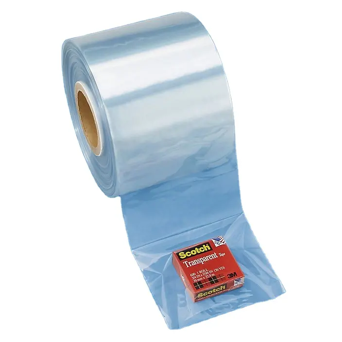 Hot Blown Tubular/Sleeve PVC Heat Shrink Packaging Film for Package and Label