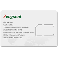 Carte SIM M2M compatible avec le suivi GPS mondial, utilisation internationale, roaming mondial pour les appareils Android et iOS